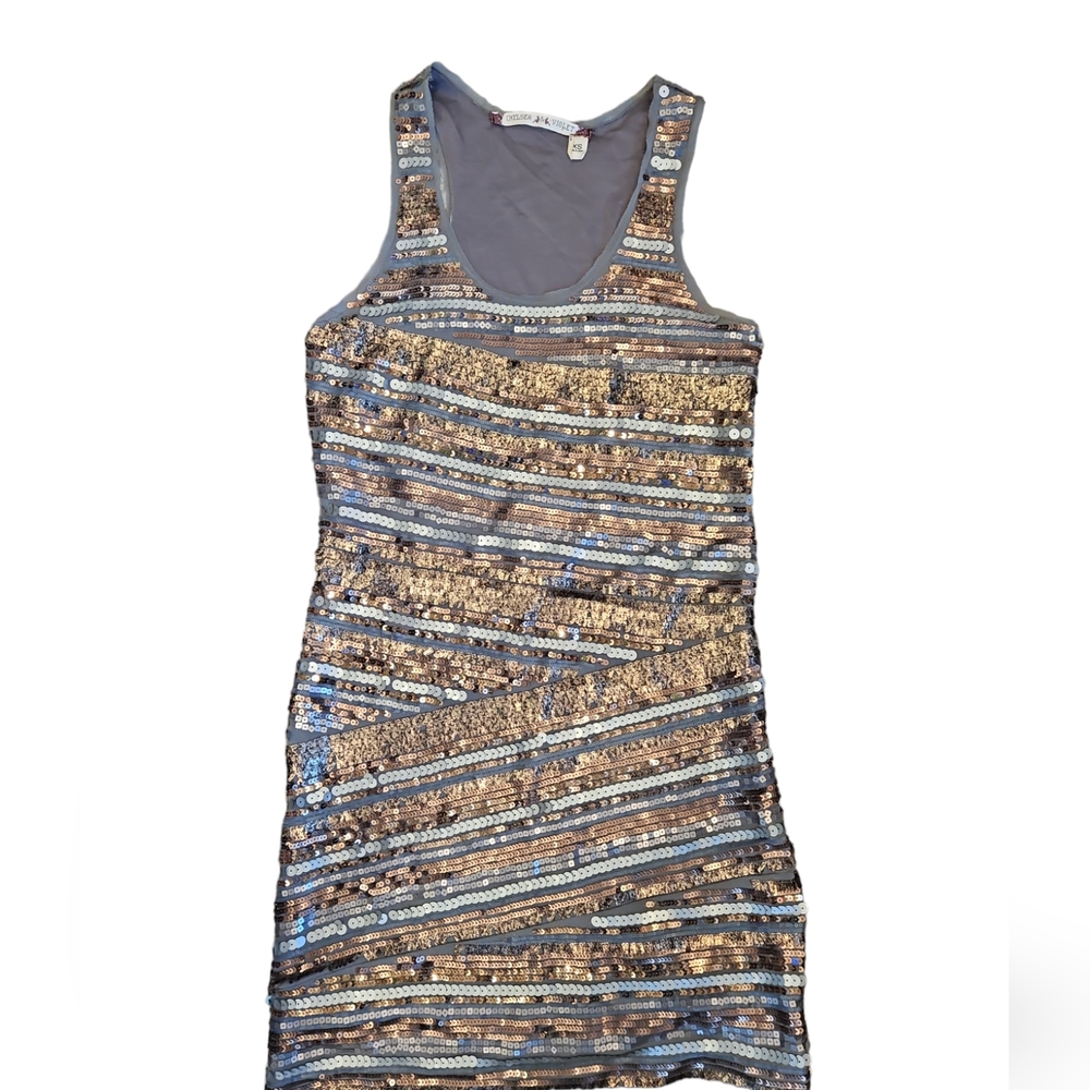 Chelsea & Violet XS Sequined Tank / Racerback Dress
